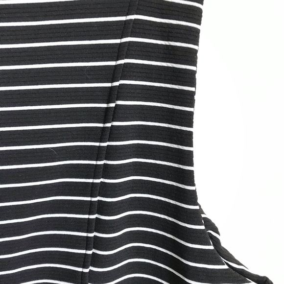 NWTS Ashley Stewart Dress Plus Size Black White Stripes - Picture 4 of 6